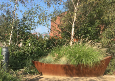 Pausenplatz an der Elbe